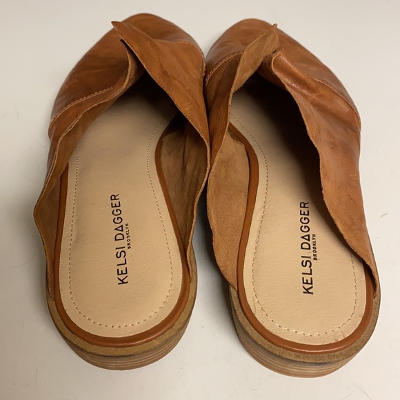 KELSI DAGGER Brooklyn Flat Shoes Leather Slip 9.5 - Picture 11 of 17